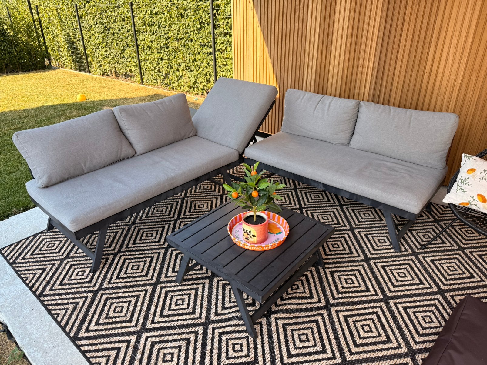 Lounge, 5 places, Banque, Aluminium, Enlèvement
