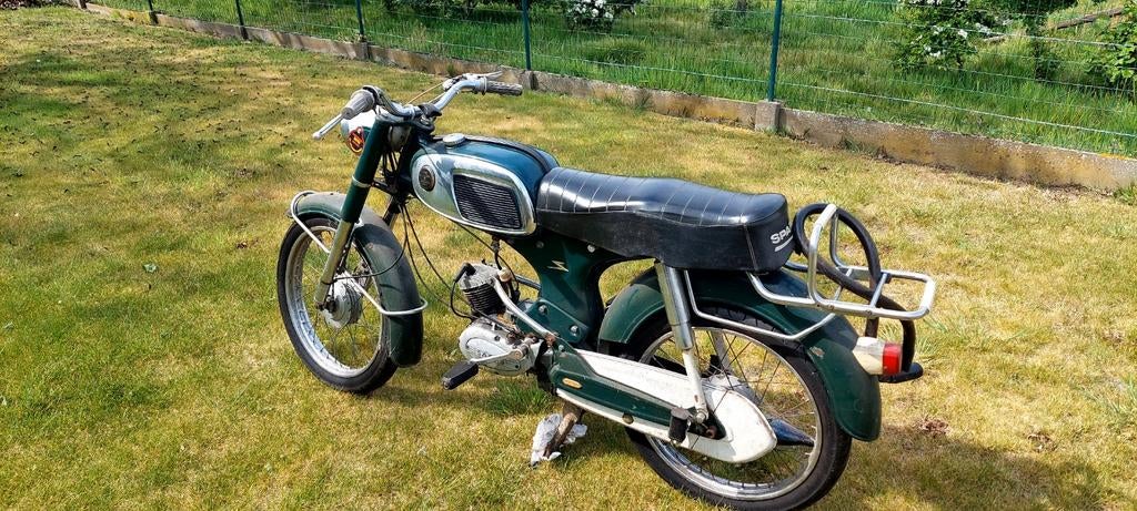 Sparta bromfiets, Motoren, Ophalen, Gebruikt