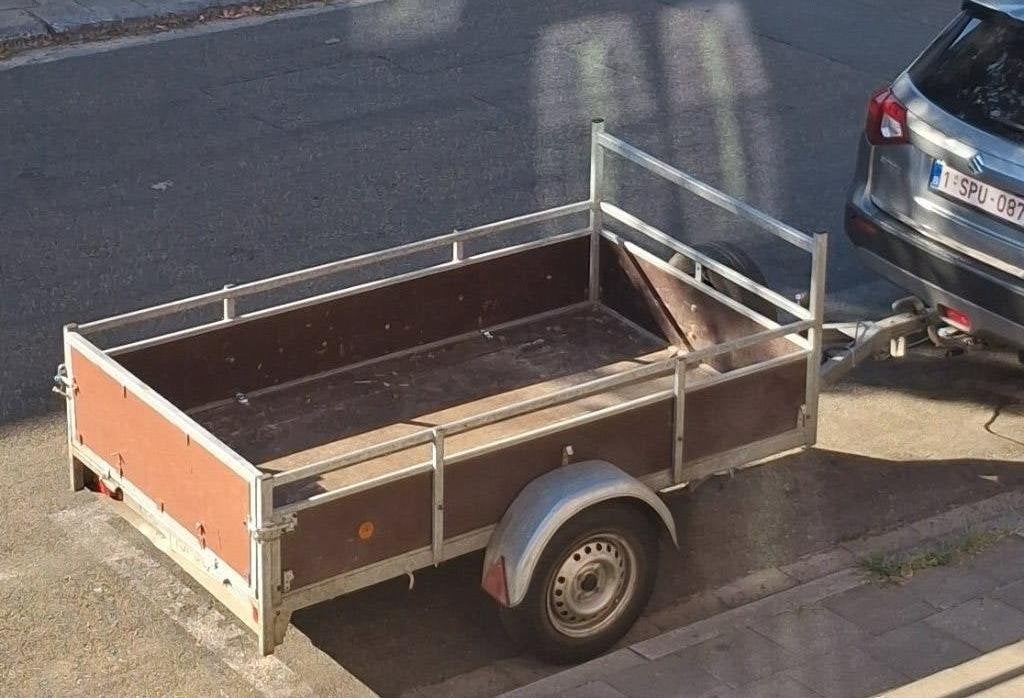 Aanhangwagen met dekzeil,diefstalslot ENZ....., Ophalen, Gebruikt