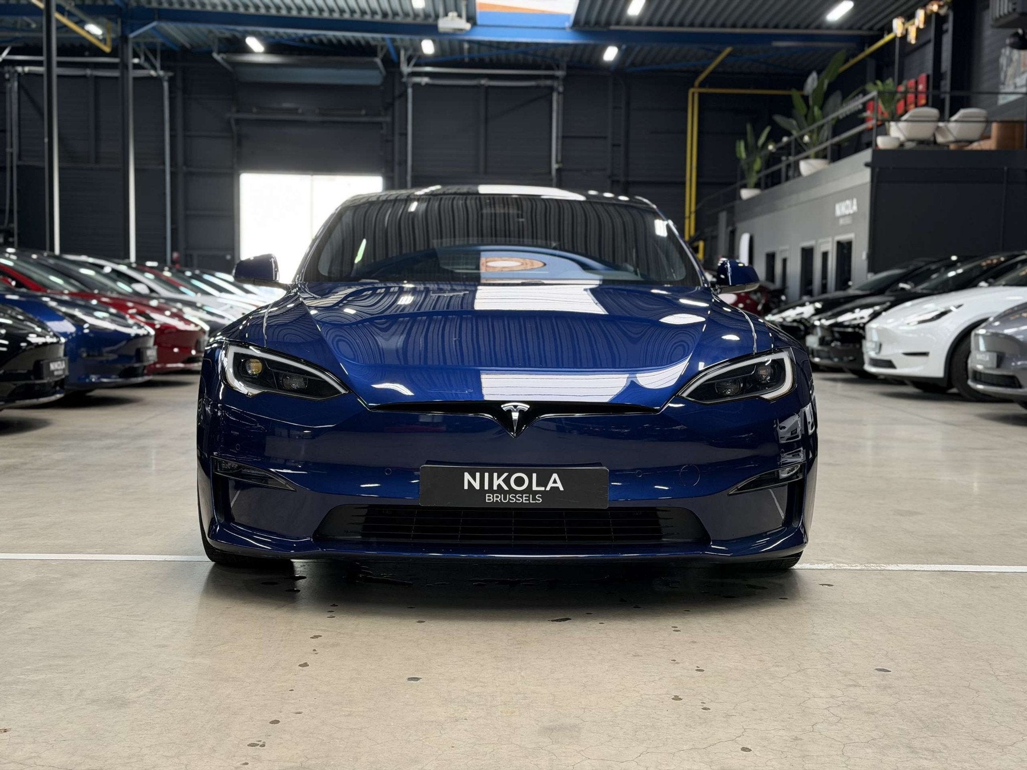 Tesla Model S PLAID - ENHANCED AUTOPILOT ACTIVE - FACELIFT -, Auto's, Automaat, 75 kW, Gebruikt, Zwart