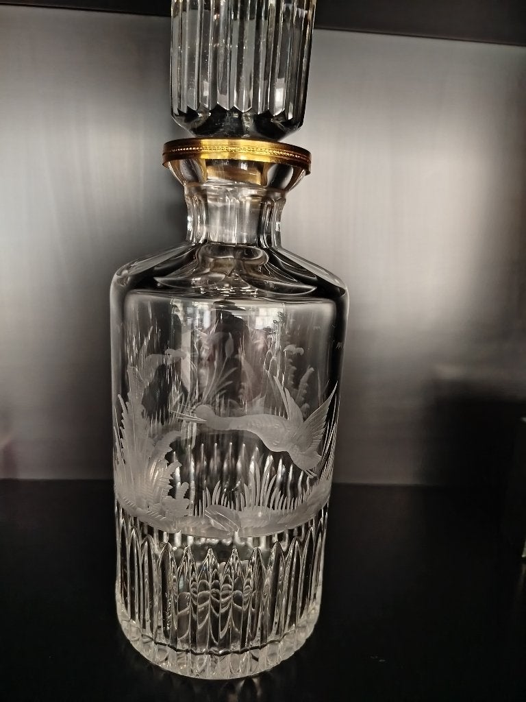 Karaf met 6 glazen - Cristal de Bohème, Antiek en Kunst, Ophalen