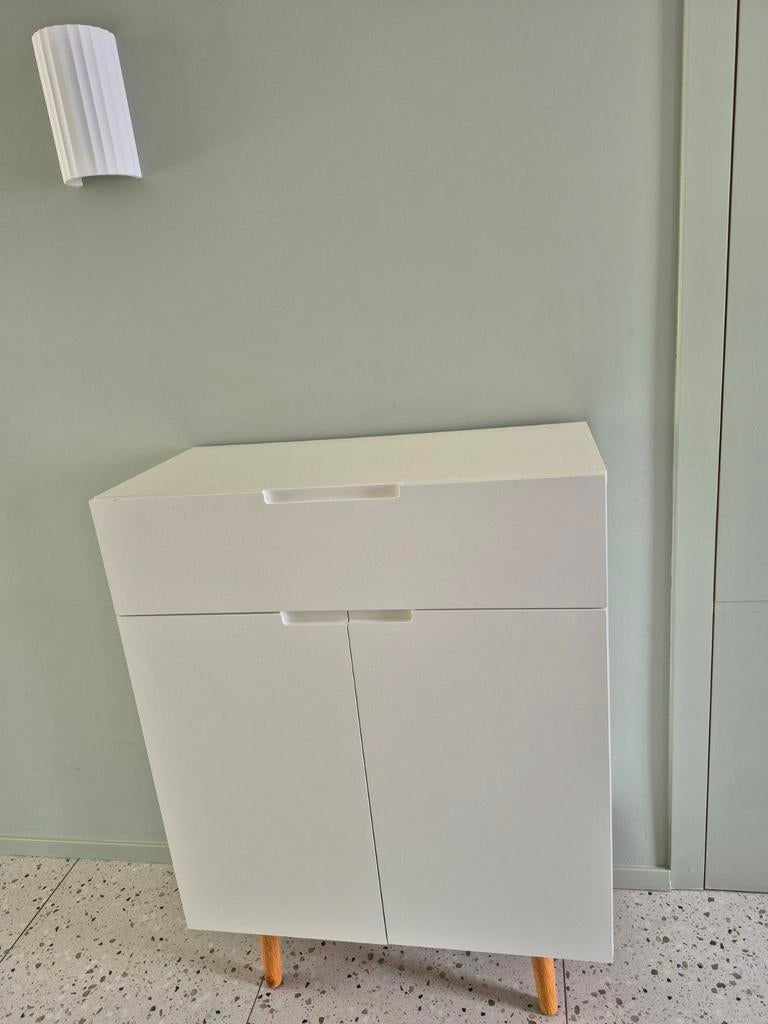 Witte schoenkast 76 x 37 x 104, Ophalen, Zo goed als nieuw, Scandinavisch - modern