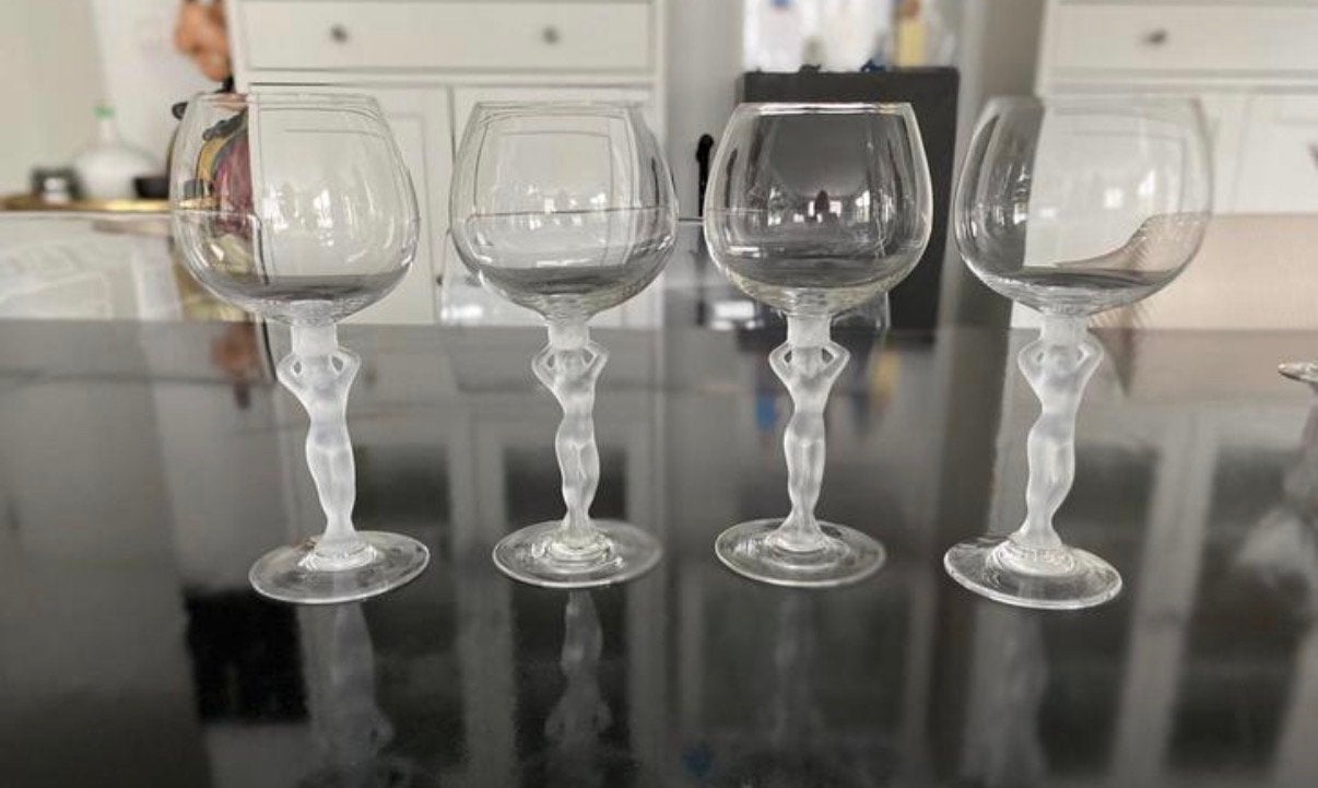Verres à boire anciens en cristal, Enlèvement ou Envoi, Comme neuf