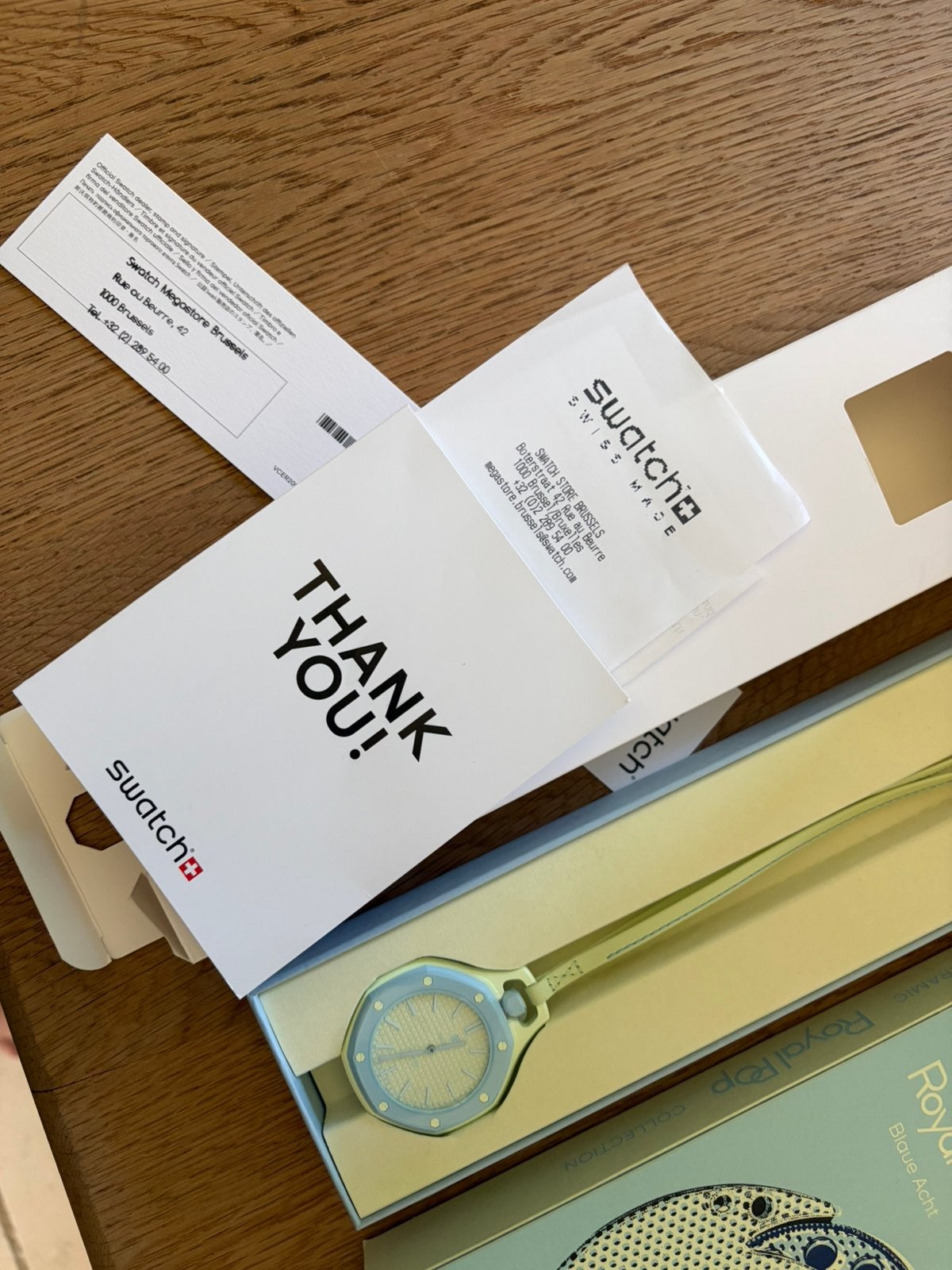 Swatch x AP, Enlèvement ou Envoi, Swatch, Synthétique, Synthétique