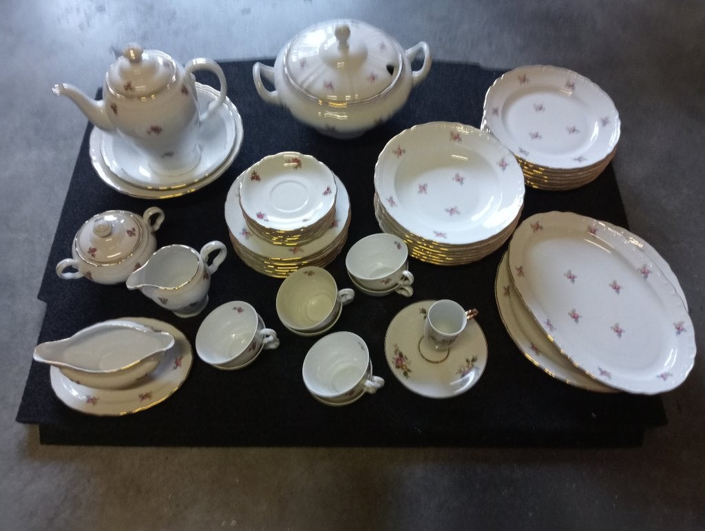 8-delig Eetservies, Huis en Inrichting, Keuken | Servies, Ophalen, Gebruikt, Overige typen, Vintage
