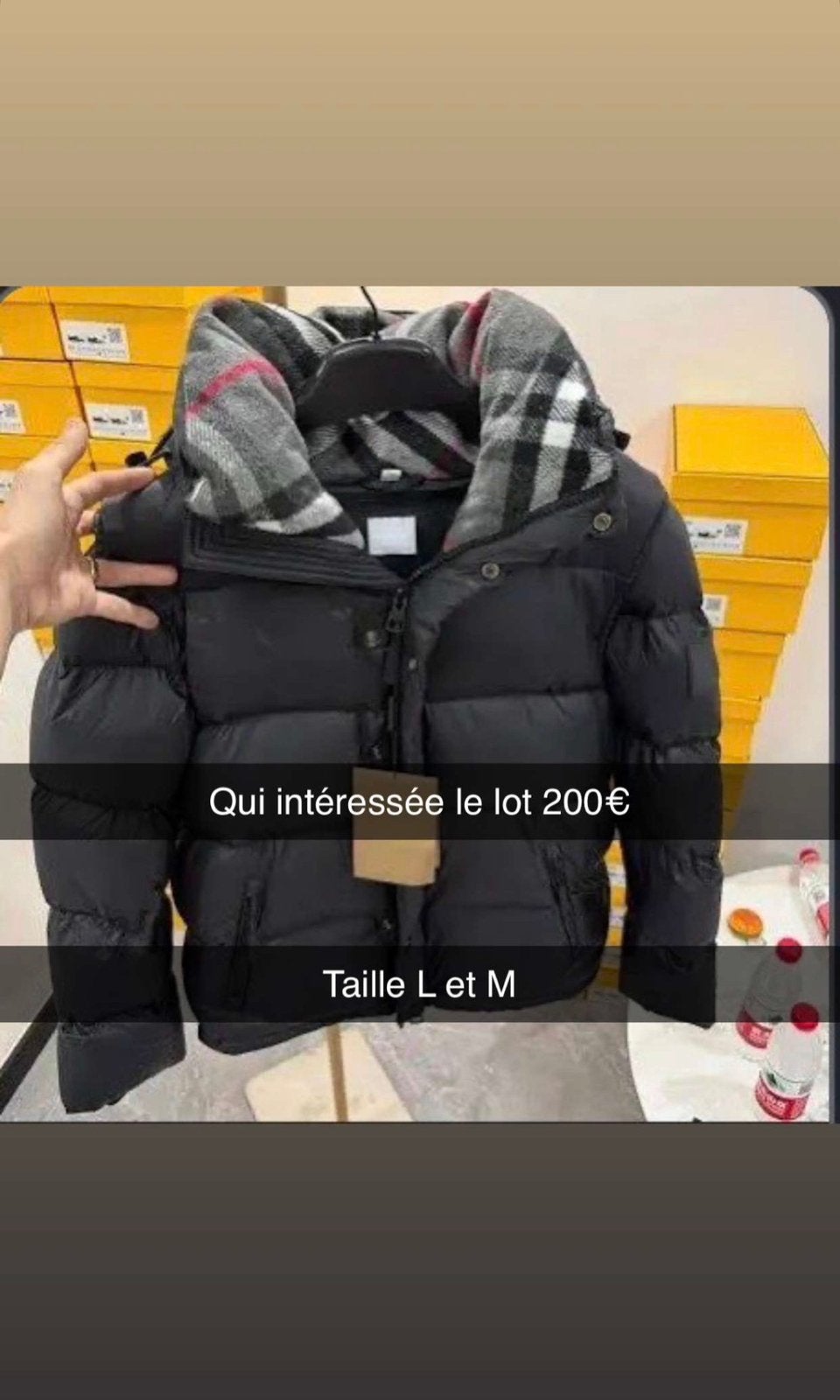 Burberry donsjack, Ophalen of Verzenden, Zo goed als nieuw
