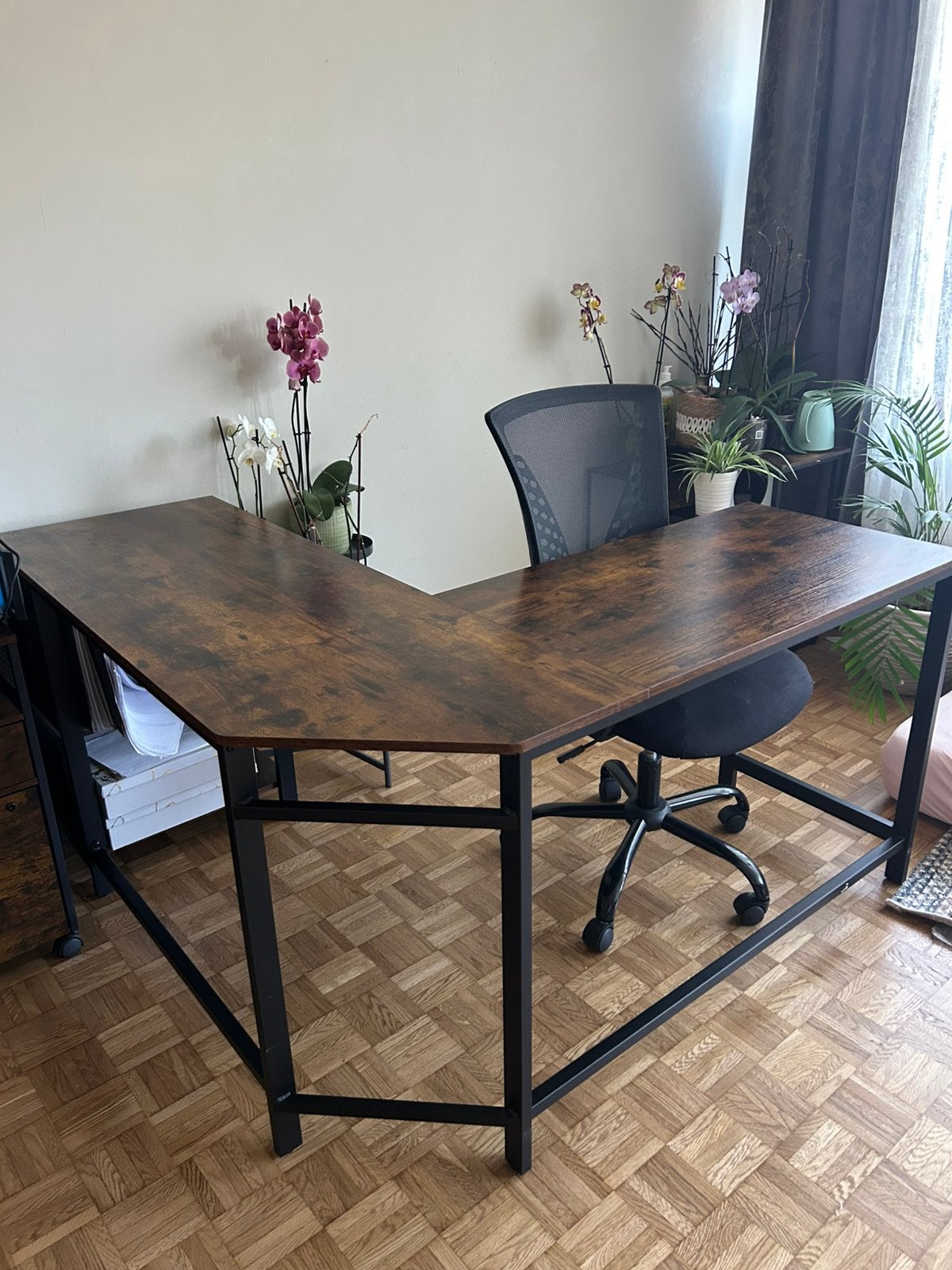 Bureautafel met stoel, Huis en Inrichting, Tafels | Eettafels, Ophalen, Zo goed als nieuw