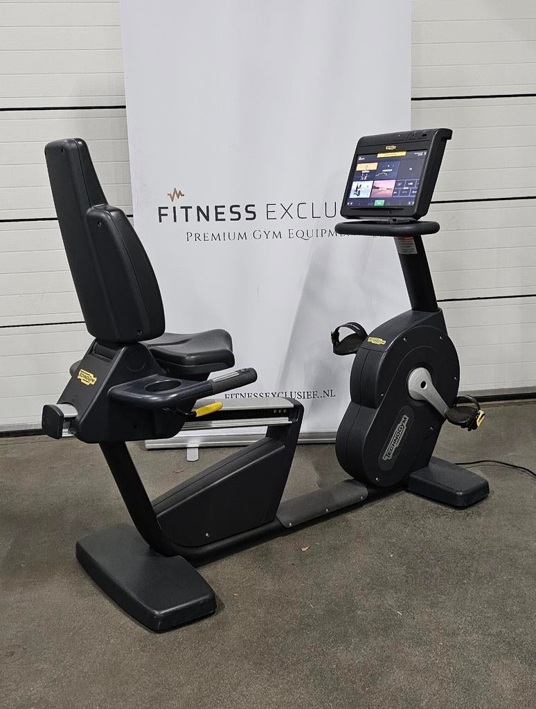 Technogym Recline Excite+ Unity 3 Live – Luxe Recumbent Bike, Sport en Fitness, Ophalen, Gebruikt, Benen, Overige typen