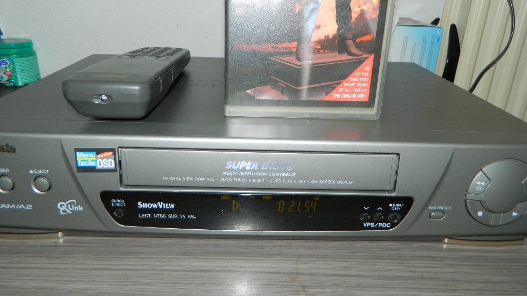 Super!!! Panasonic video vhs stéréo Nicam/A2, TV, Hi-fi & Vidéo, Envoi, Comme neuf, Lecteur ou enregistreur VHS