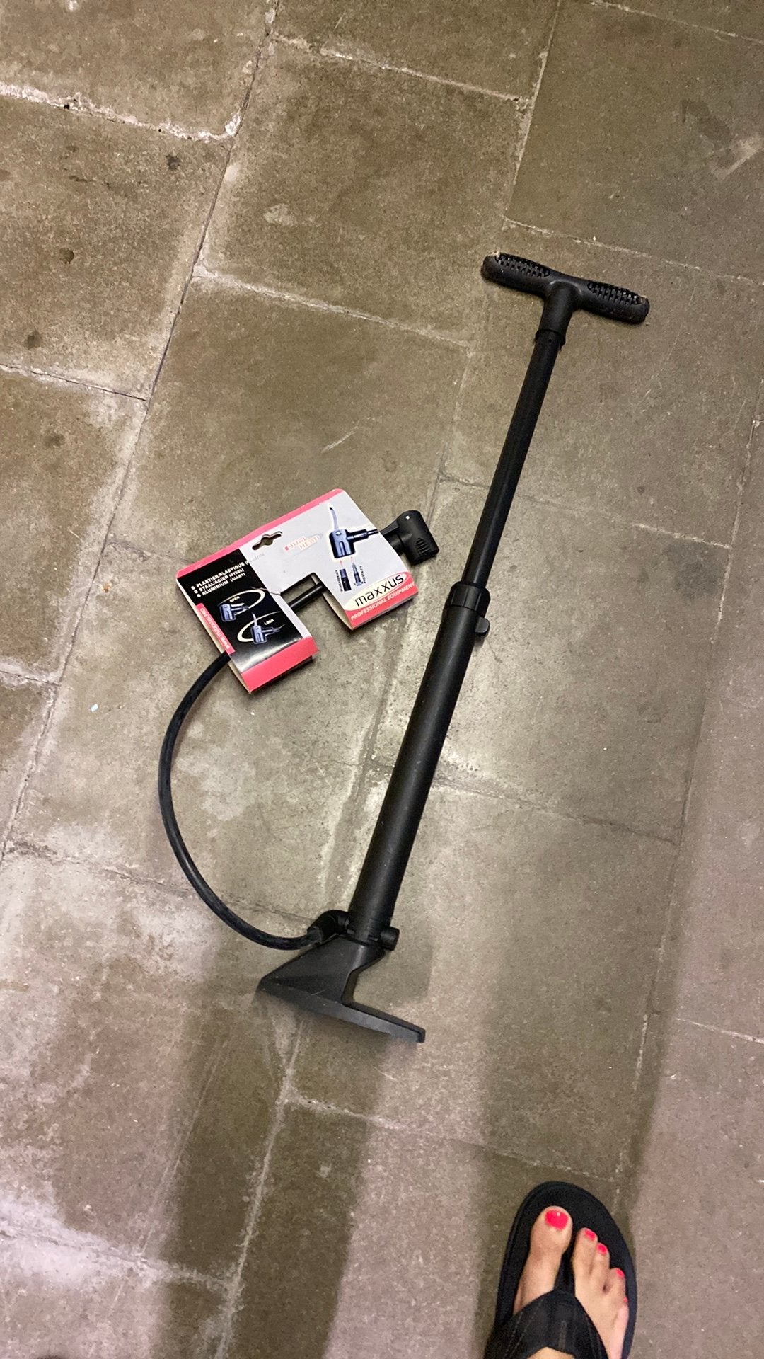 Fietspomp, Ophalen, Zo goed als nieuw