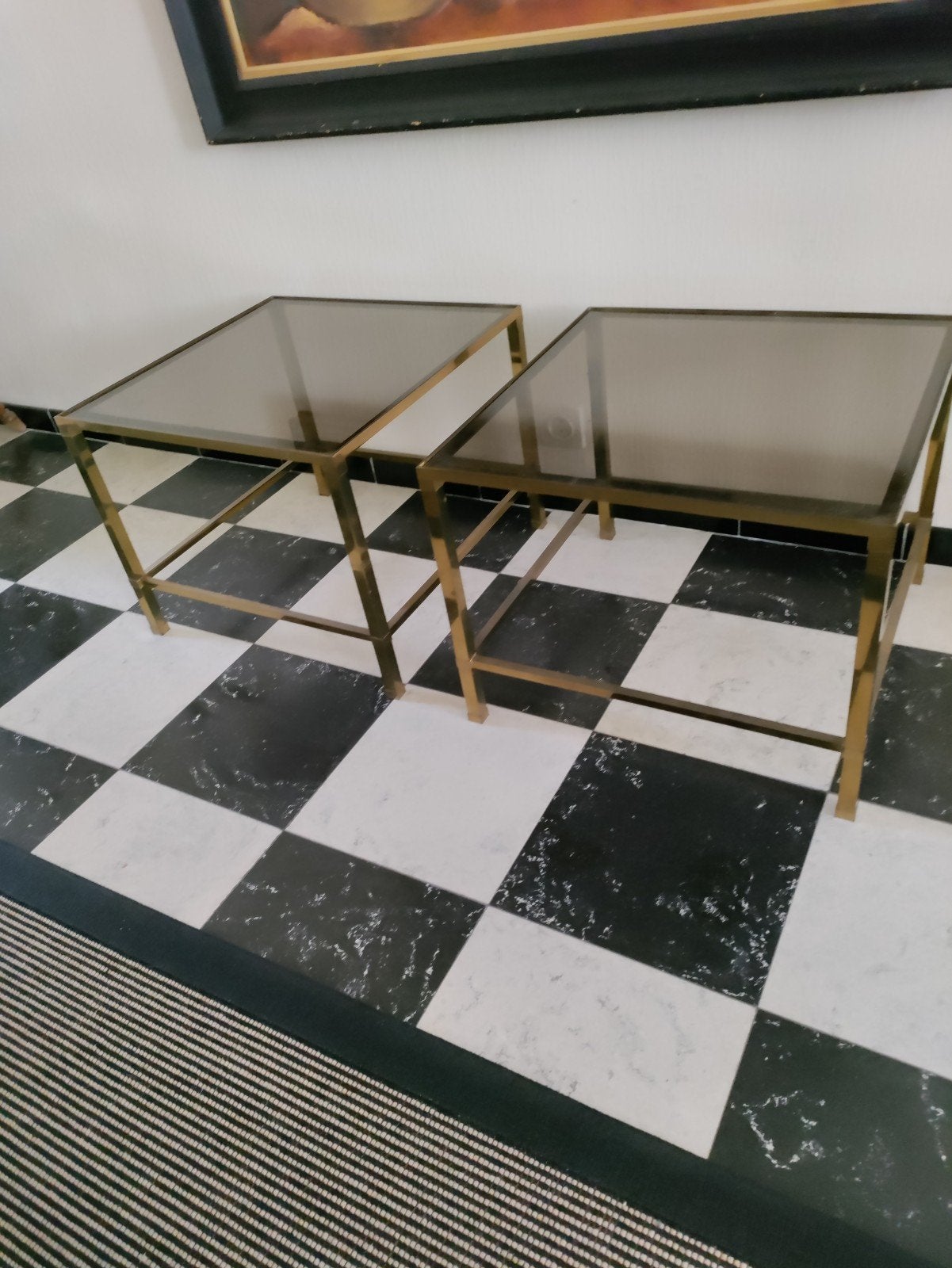 Vintage bijzettafels, Ophalen