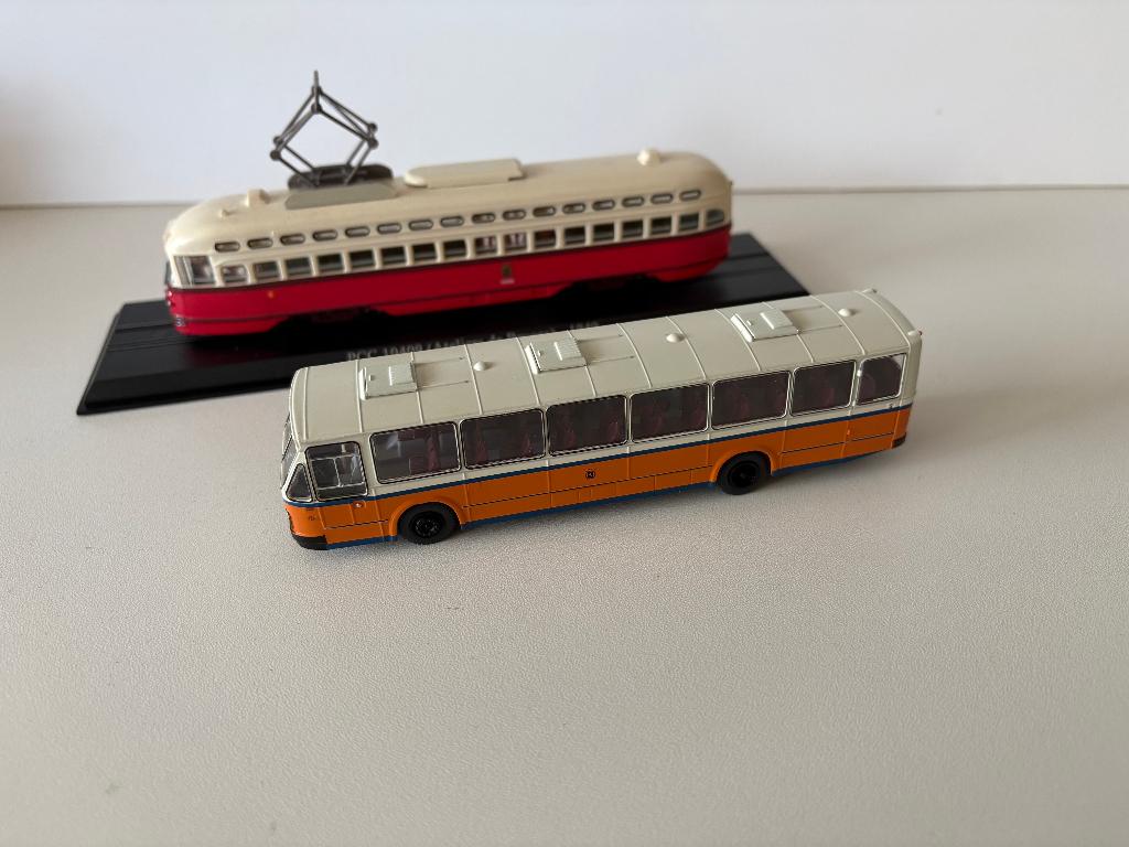NMVB - TRAM PCC + BUS DAF JONCKHEERE - 1:87, Verzenden, Nieuw, Bus of Vrachtwagen, Overige merken
