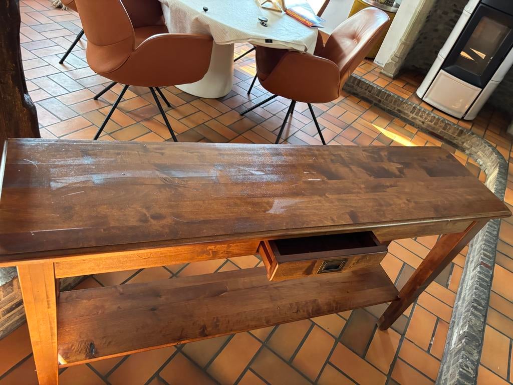 Bijzettafel, Huis en Inrichting, Tafels | Eettafels, Ophalen, Zo goed als nieuw