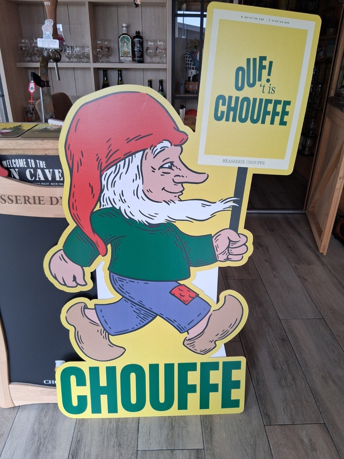 La chouffe karton nieuw, Ophalen