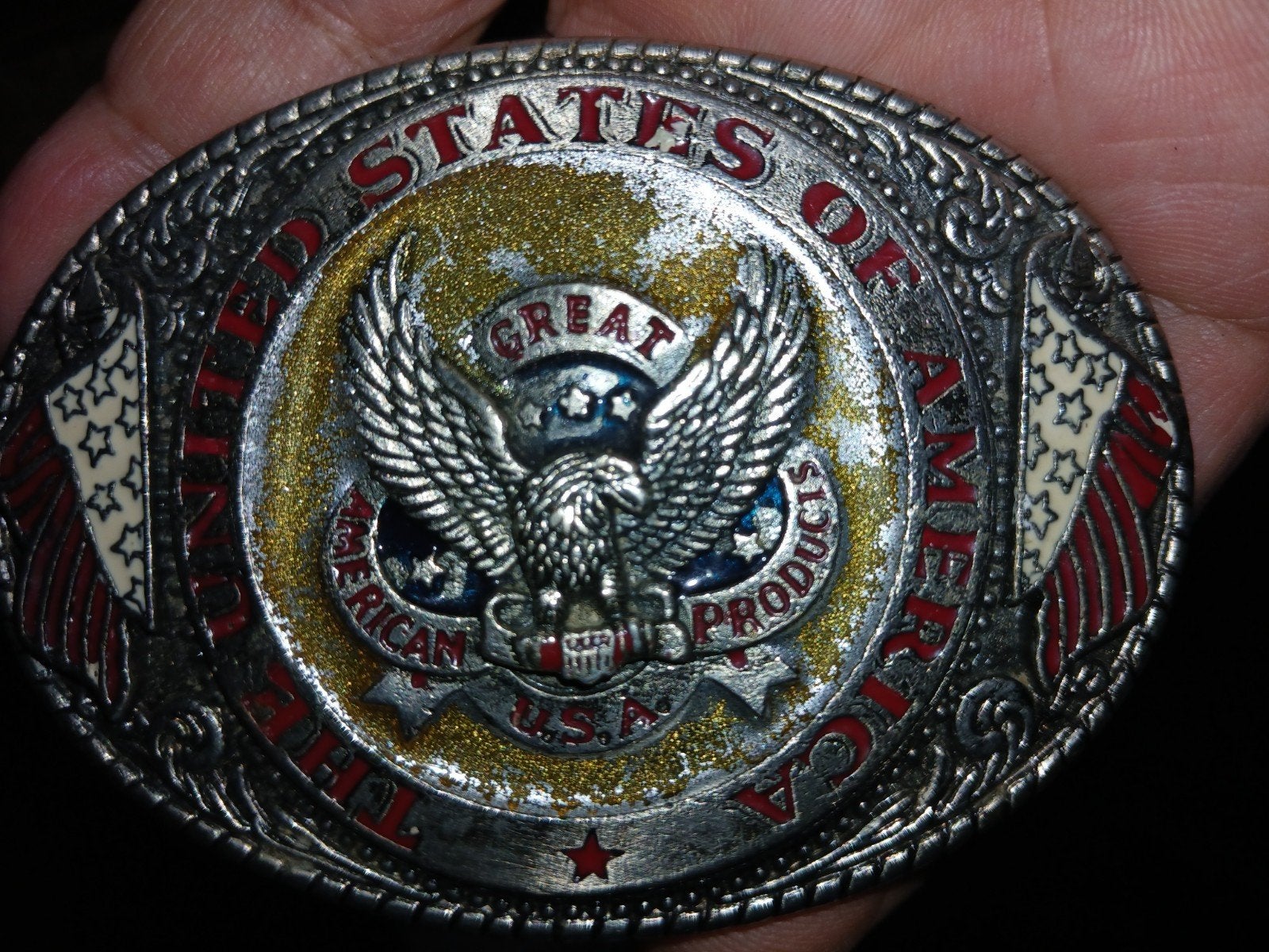 boucle des ceinture U.S.A, Vêtements | Hommes, Enlèvement ou Envoi, Autres couleurs, Boucle ou Attache amovible, Comme neuf