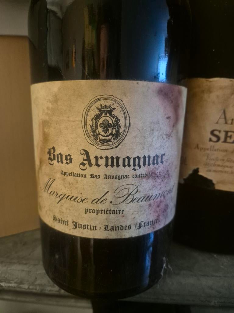 Bas Armagnac Marquise de Beaumont 20 jaar, Verzamelen, Ophalen of Verzenden