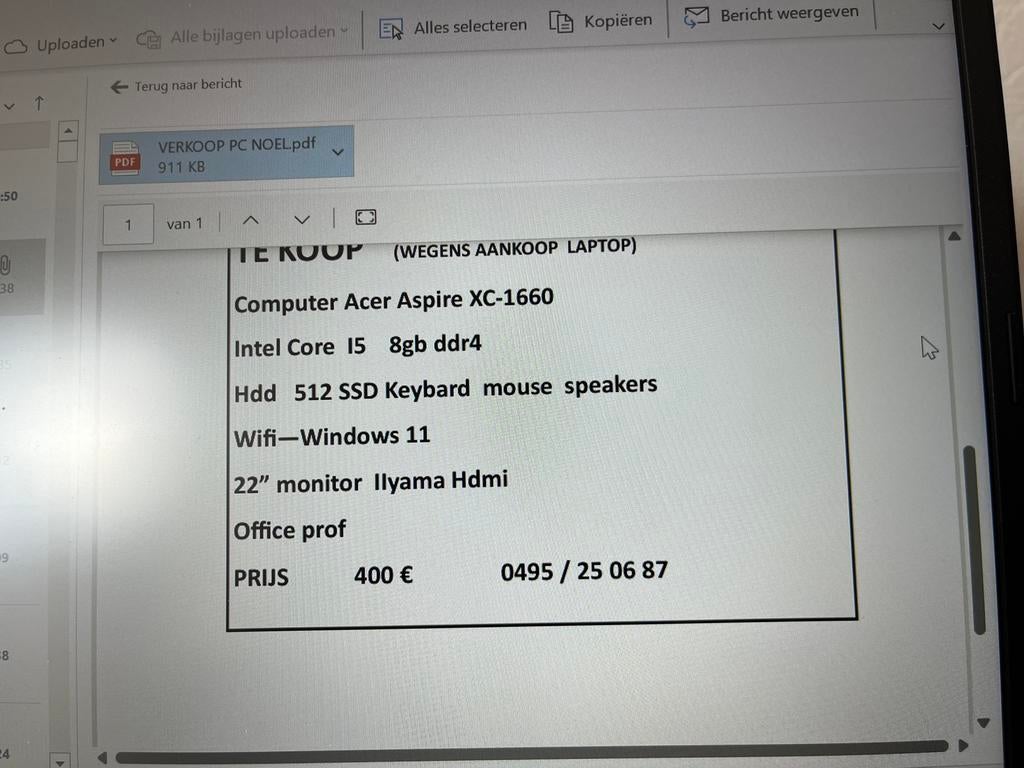 Computer, Computers en Software, Ophalen