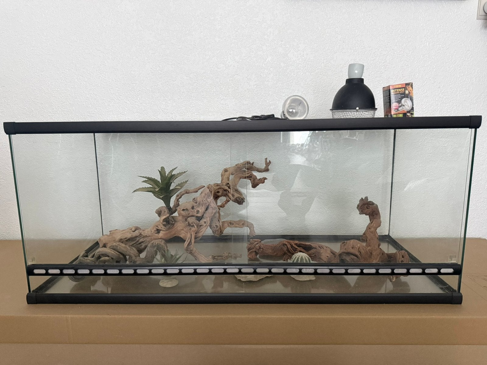 Terrarium 120x60x60 cm, Dieren en Toebehoren, Ophalen, Zo goed als nieuw