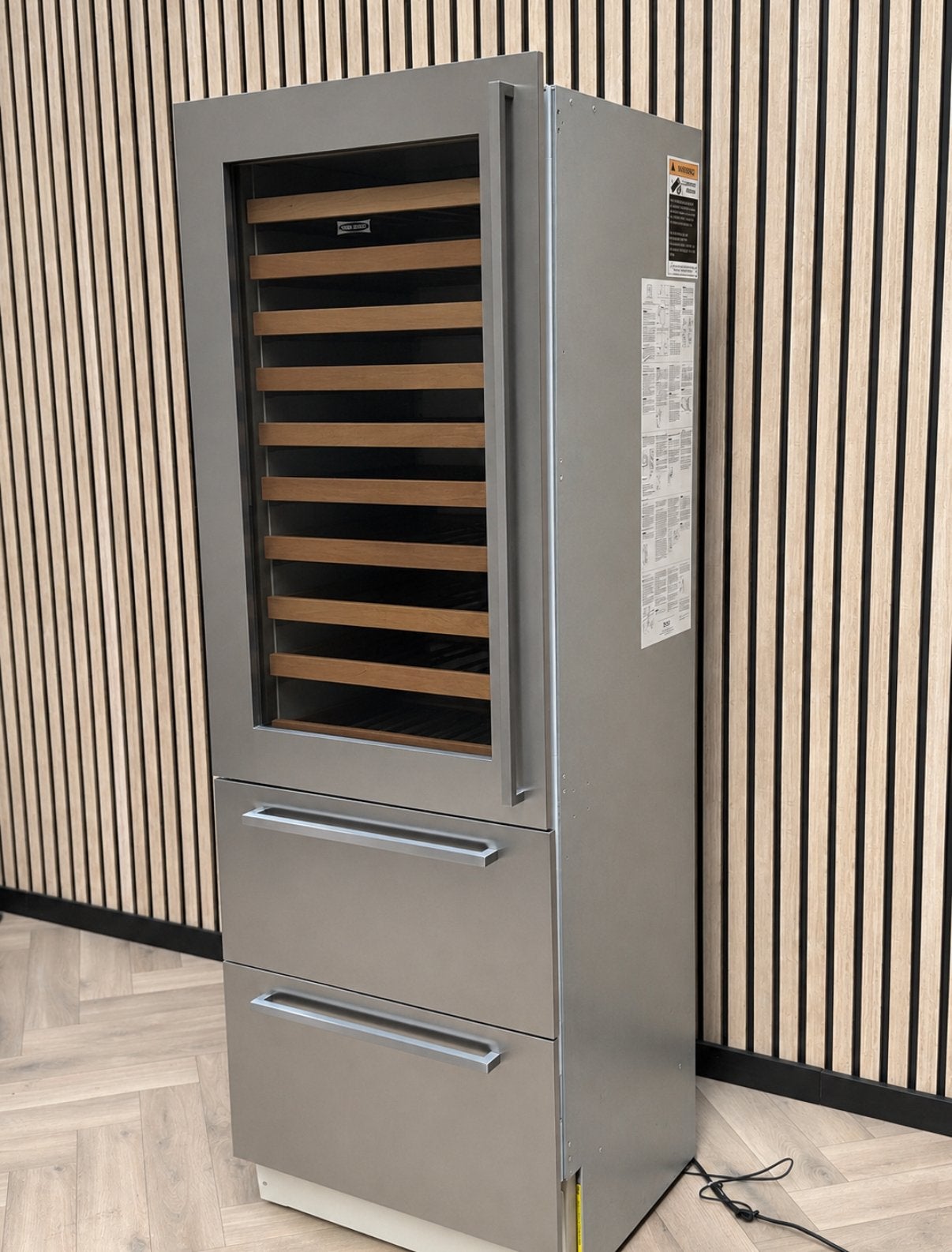 Luxe Sub Zero Wijnklimaatkast +  koelgedeelte, Enlèvement ou Envoi