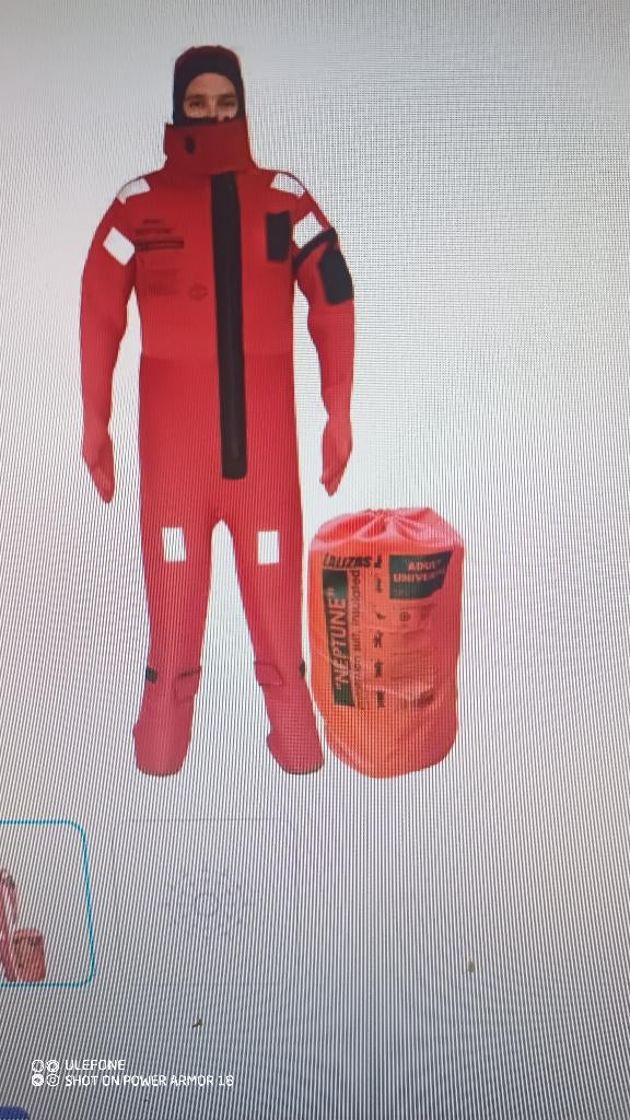 combinaison de survie, Sports nautiques & Bateaux, Vêtements nautiques, Enlèvement ou Envoi, Comme neuf, Femme ou Homme, Gilet de sauvetage ou Brassière