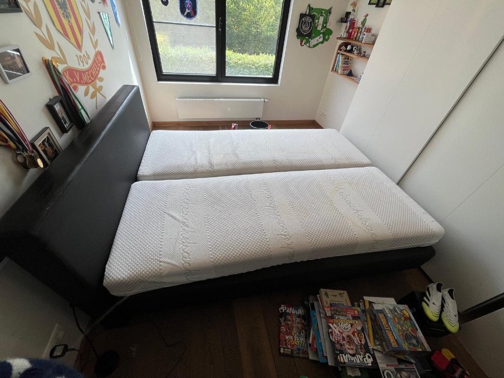 Elsach Boxspring extra groot 220x160, Maison & Meubles, Chambre à coucher | Lits boxsprings, Enlèvement, Deux personnes, 160 cm