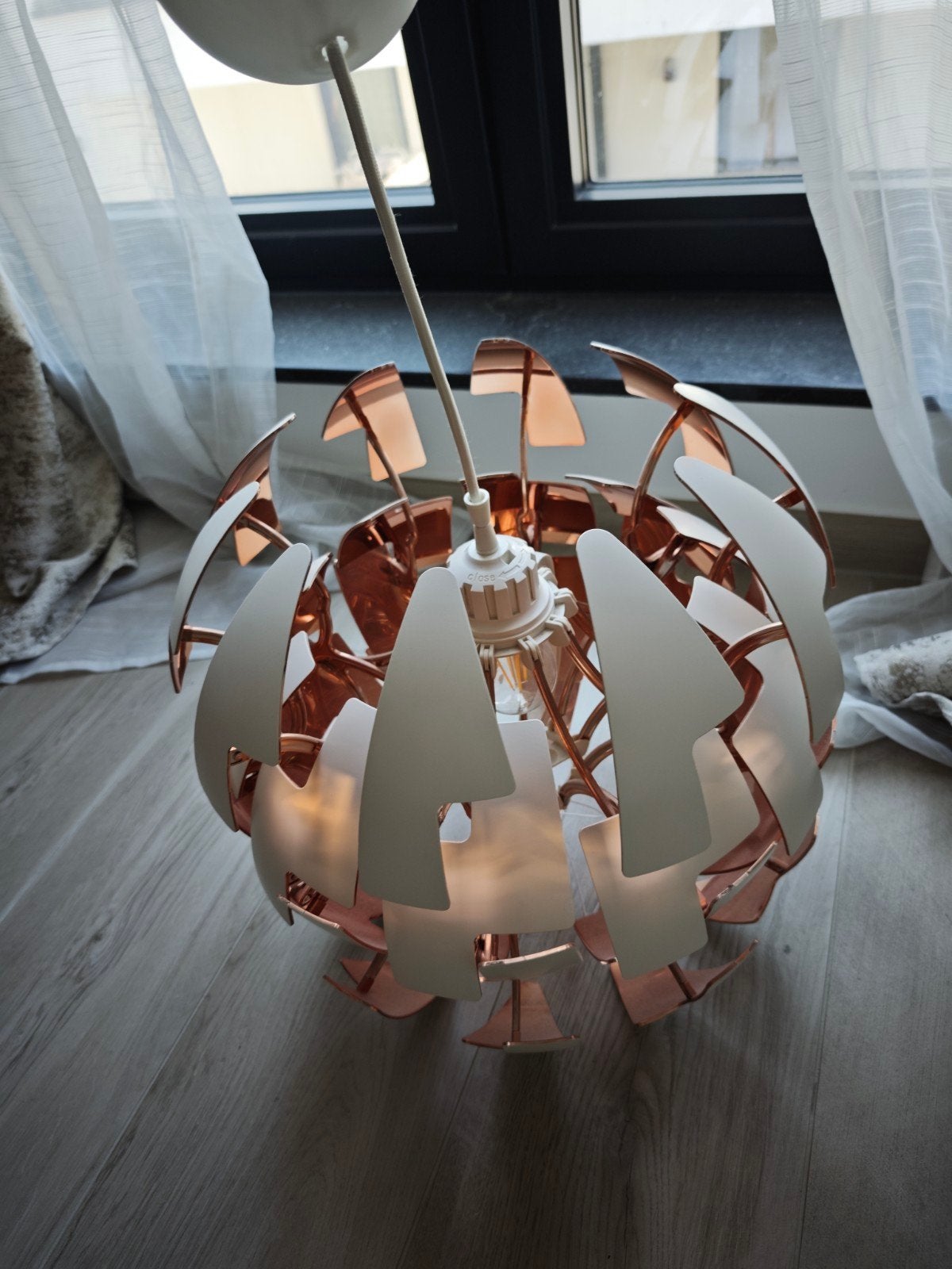Hanglamp, Huis en Inrichting, Lampen | Kroonluchters, Ophalen, Zo goed als nieuw