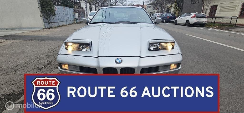 BMW 850i | 1990 | Route 66 Auctions, Autos, Oldtimers & Ancêtres, Achat, Entreprise, Boîte manuelle, Autre carrosserie