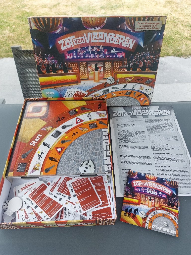 Spel Zot van Vlaanderen 10+, Hobby en Vrije tijd, Gezelschapsspellen | Bordspellen, Vijf spelers of meer, Ophalen of Verzenden