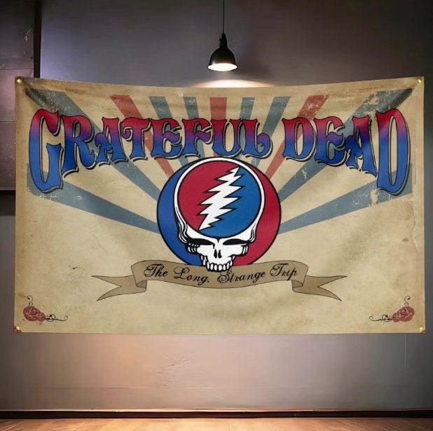 Grote vlaggen Grateful Dead (150x90cm) Nieuw., Ophalen of Verzenden