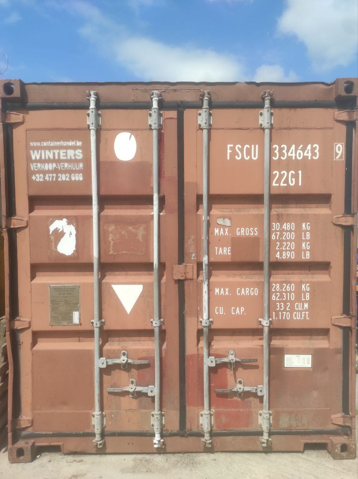 Zeecontainer 20 ft  met inhoud, Ophalen of Verzenden