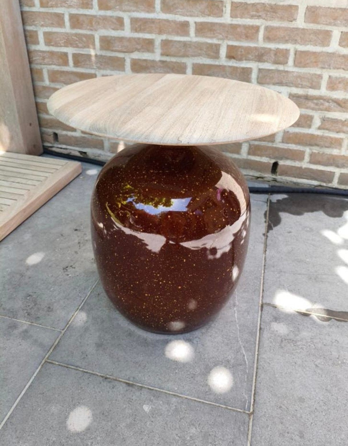 Gloster Clay bijzettafel, Ophalen