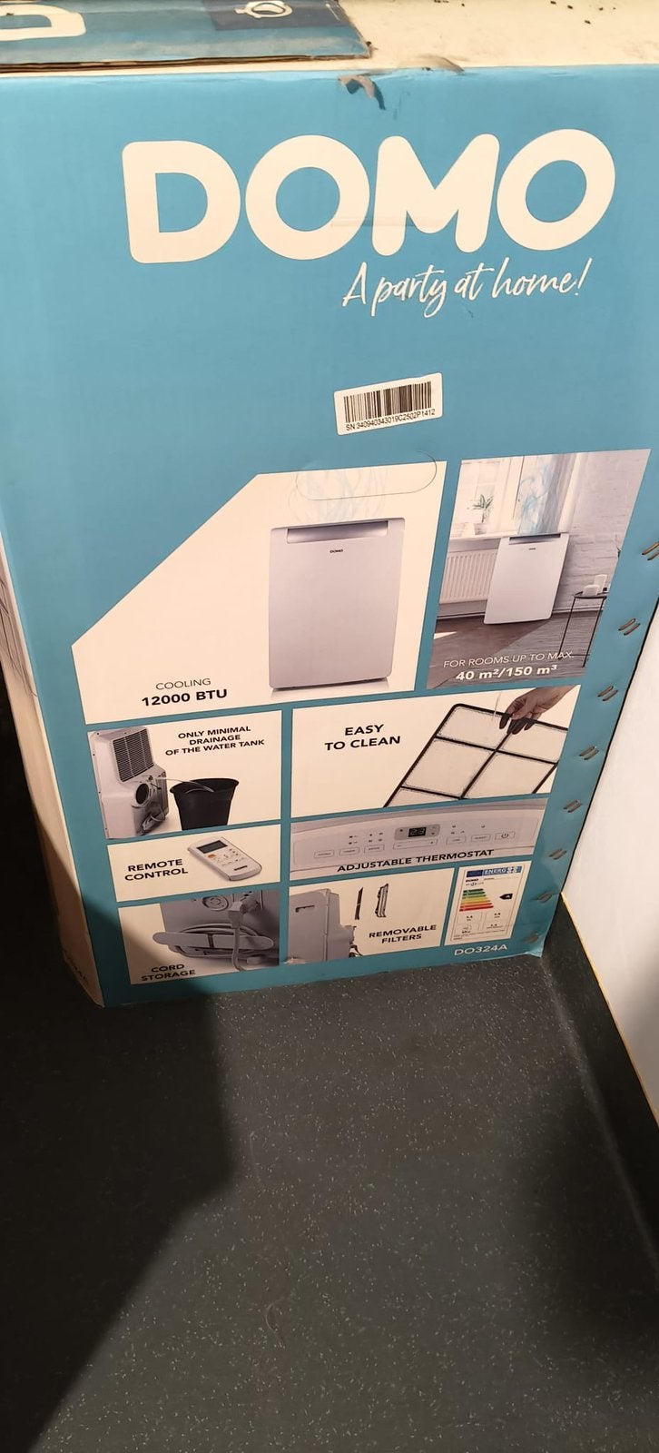Domo mobiele airco, Ophalen, Zo goed als nieuw, Mobiele airco