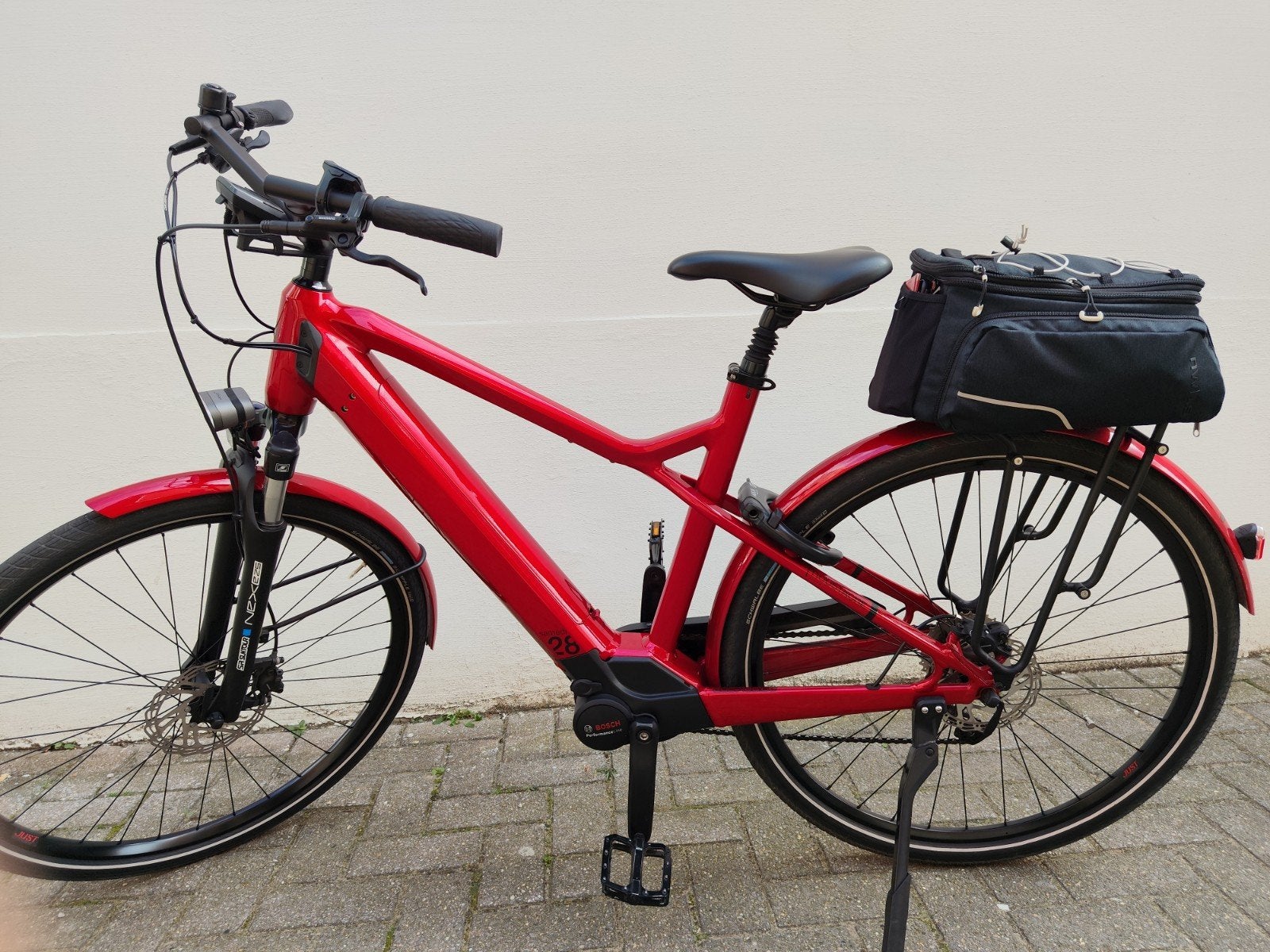 elektrische fiets Moustache, Fietsen en Brommers, Ophalen of Verzenden, Zo goed als nieuw, 50 km per accu of meer, Moustache