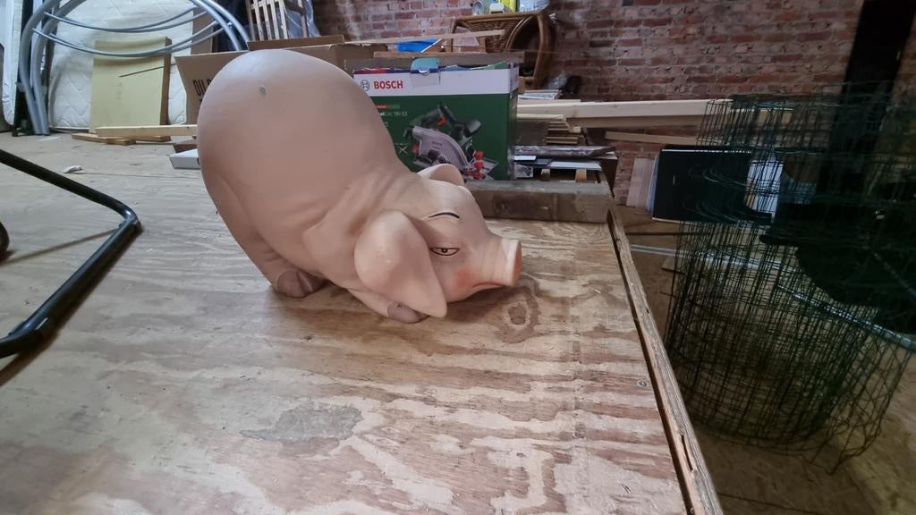 Tirelire décorative. Peut être à l'intérieur et à l'extérieu, Jardin & Terrasse, Terrasses, Enlèvement, Comme neuf, Autres matériaux