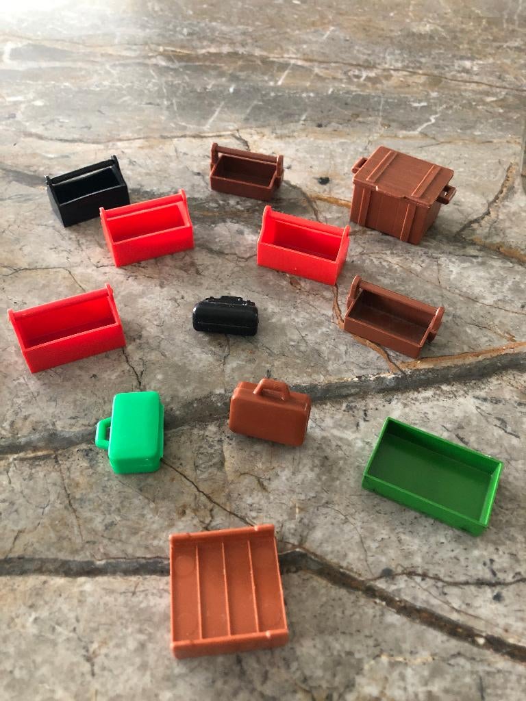 12 Playmobil onderdelen., Ophalen, Gebruikt
