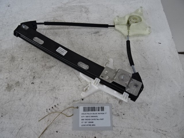 MECANISME VITRE ARRIÈRE GAUCHE Polo VI (AW1) (2G6839461B), Utilisé, Volkswagen