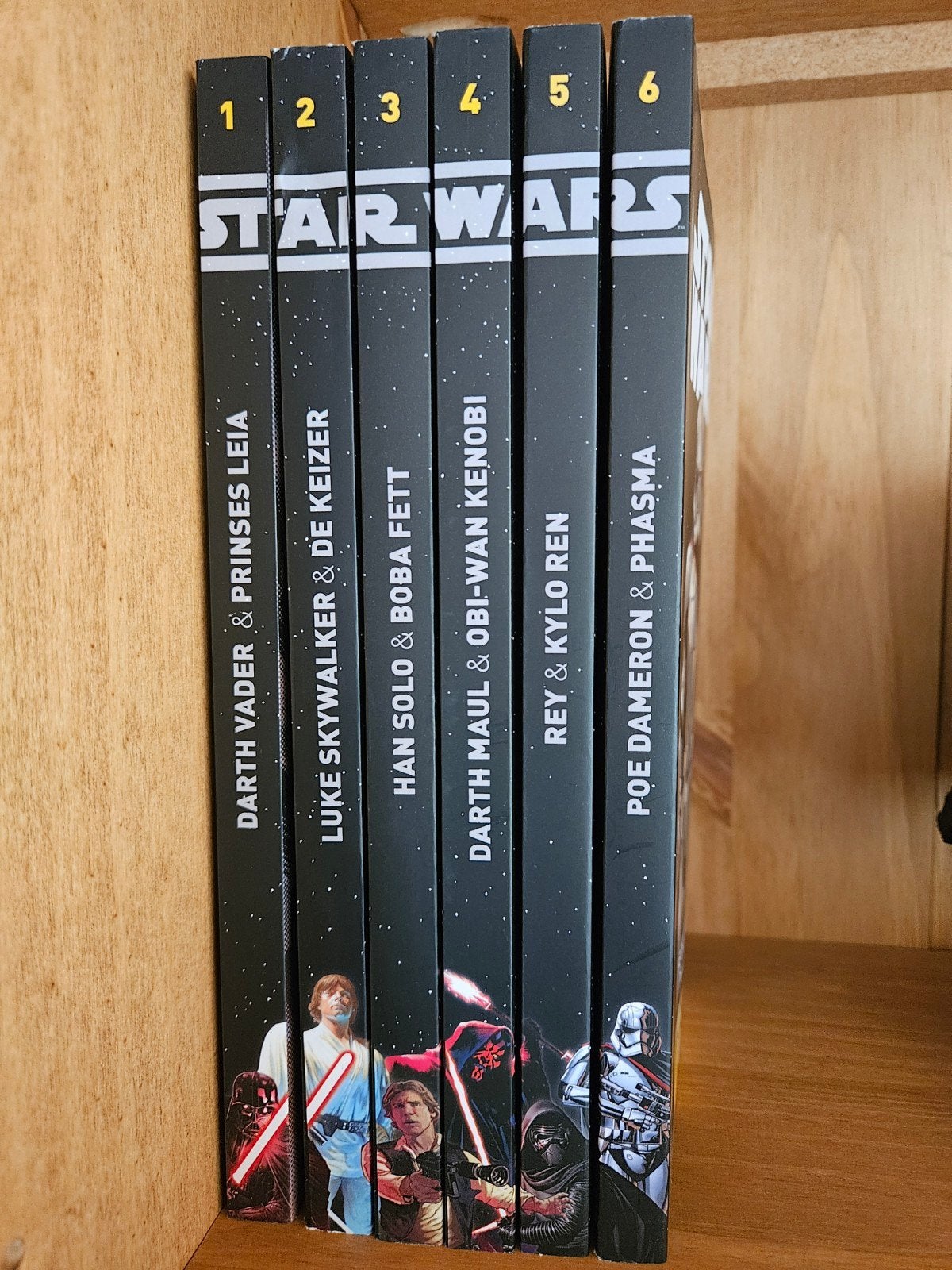 Star wars ruimteverhalen complete set, Ophalen, Complete serie of reeks, Europa, Zo goed als nieuw