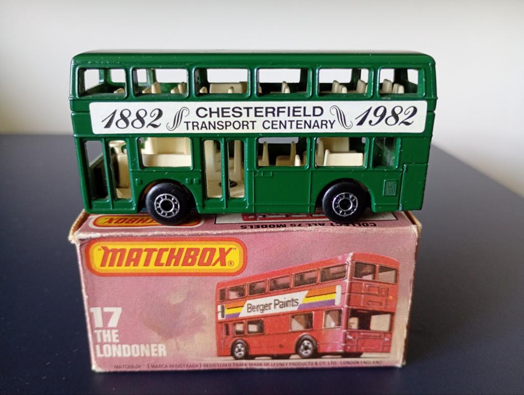 Lesney Matchbox Superfast #17 The Londoner Chesterfield, Hobby en Vrije tijd, Modelauto's | Overige schalen, Ophalen of Verzenden