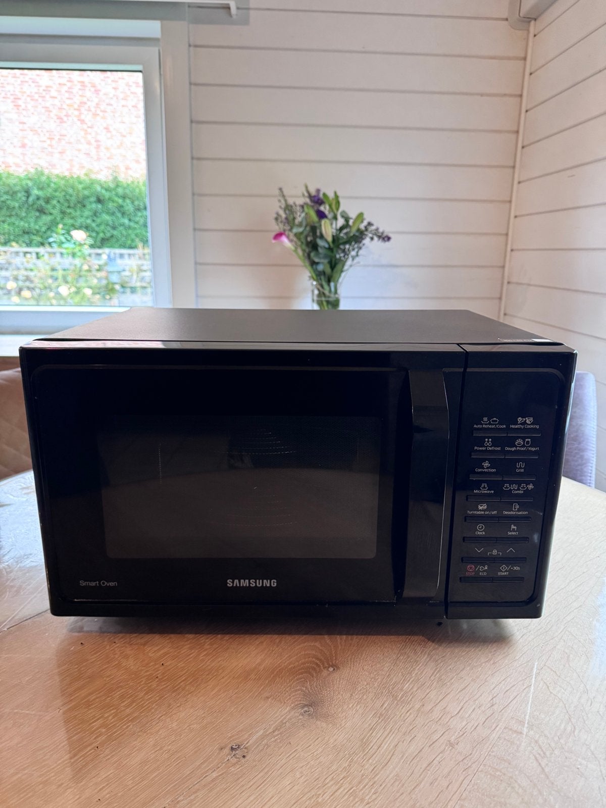 Samsung combi-microgolfoven zwart – grill defect – €35, Electroménager, Gril, Enlèvement, Utilisé, Plaque tournante