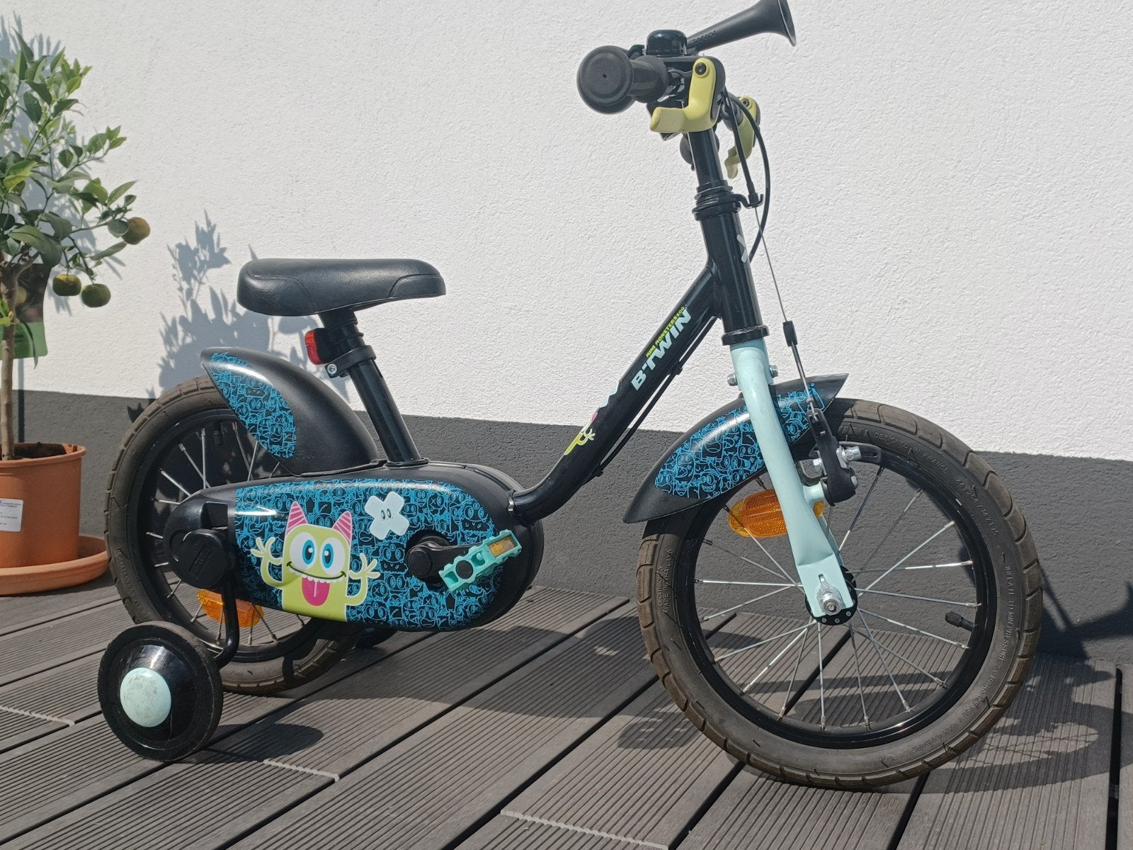 Kinderfiets, Ophalen