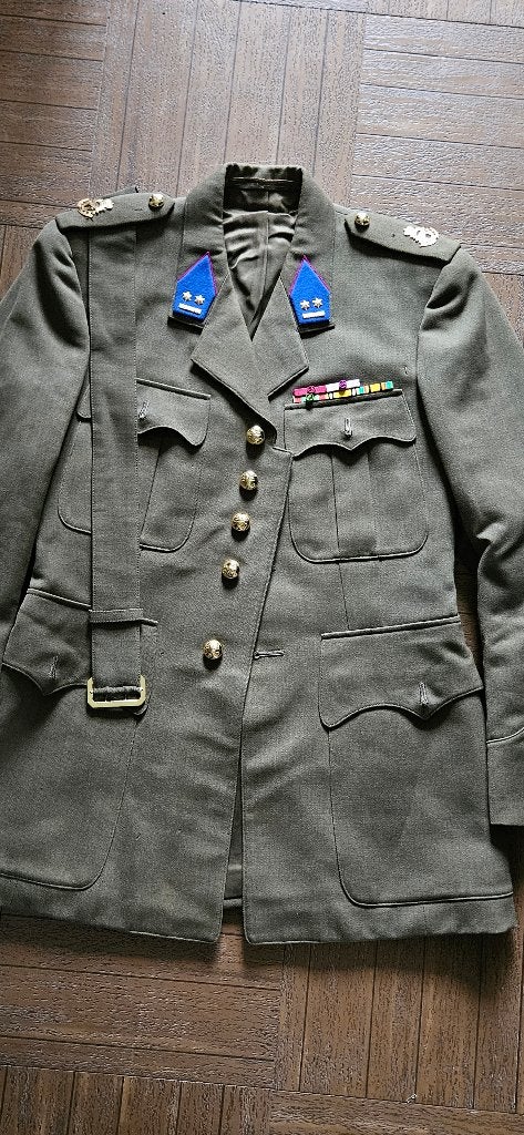 Volledig uniform lt-kolonel officier ABL, Verzamelen, Ophalen of Verzenden, Landmacht, Kleding of Schoenen
