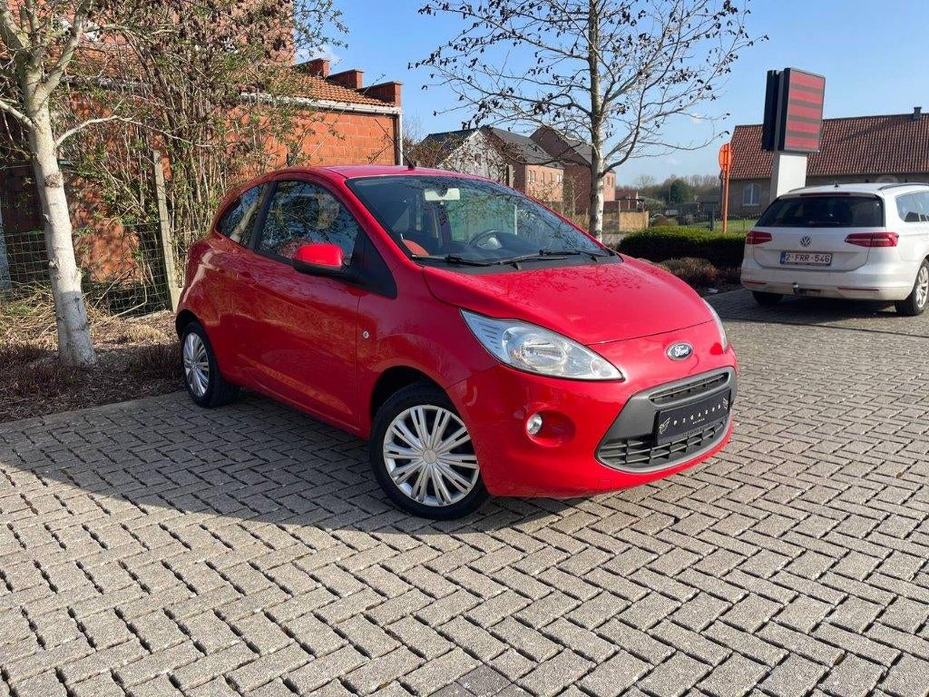 Ford Ka 1.2-2014/210.000 km/Benzine/EURO 6-Gekeurd, Autos, Ford, Rouge, Essai à domicile, Euro 6, Entreprise