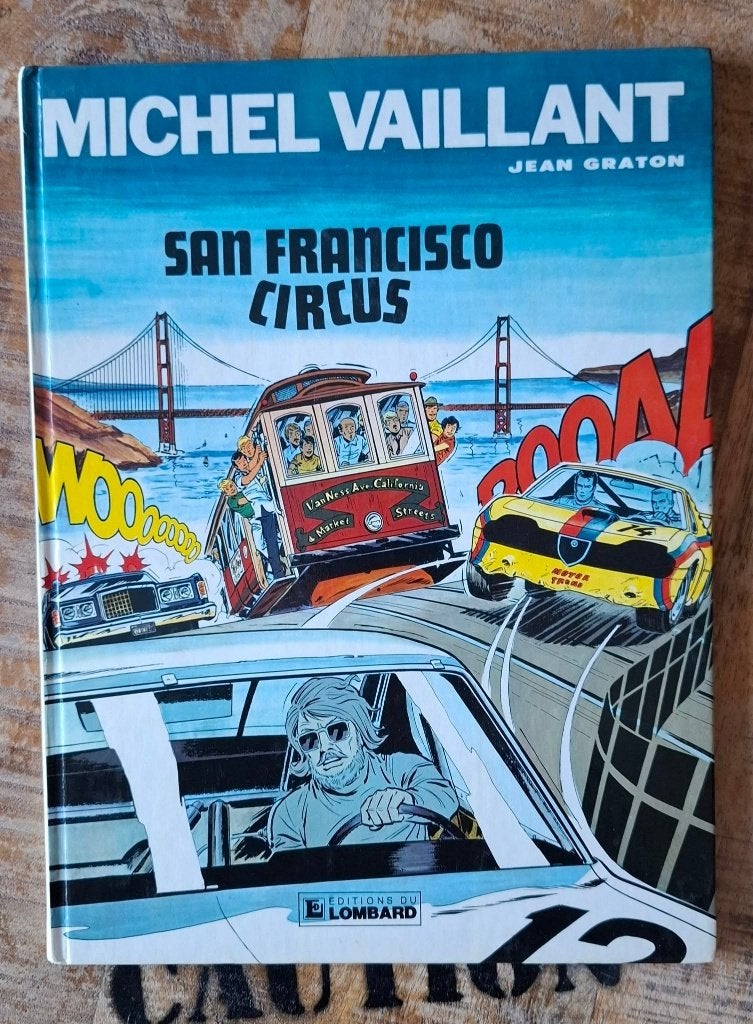 BD MICHEL VAILLANT #29 San Francisco Circus Ed. Lombard 1983, Jean Graton, Une BD, Enlèvement, Utilisé