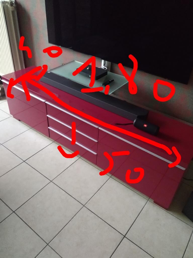 Moderne tv kast, Ophalen, Gebruikt