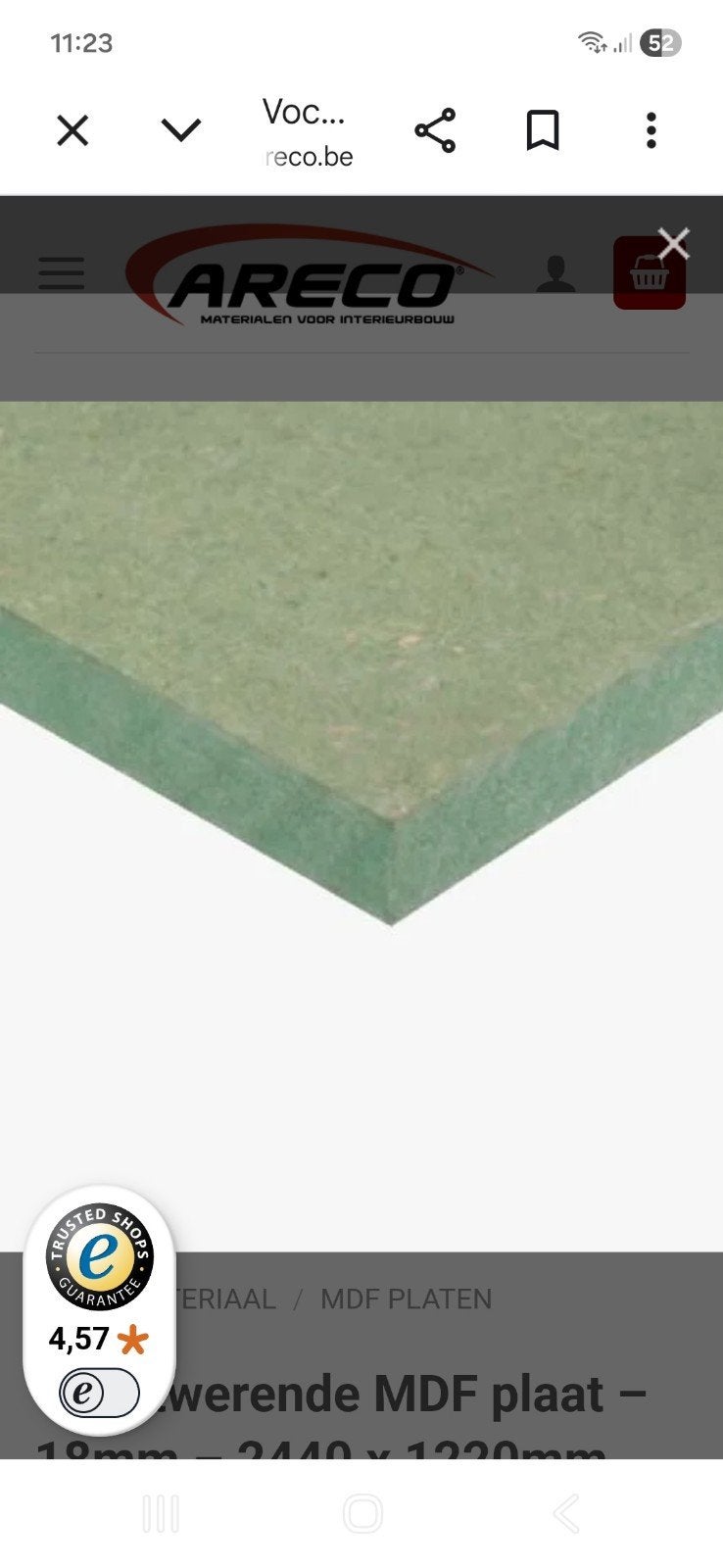 mdf, Ophalen