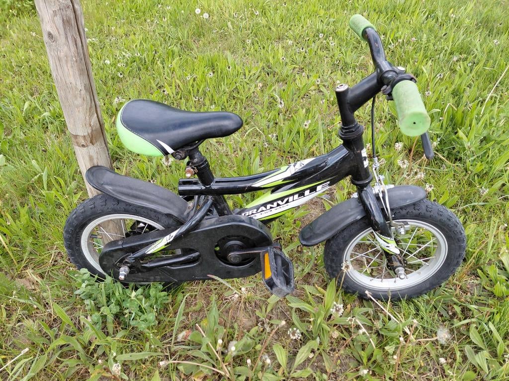 Granville 12-inch kinderfiets - Junior Action Series, Fietsen en Brommers, Ophalen, Terugtraprem, Gebruikt, Granville