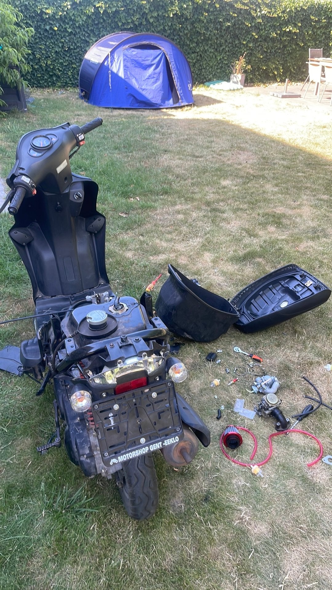 Brommer, Fietsen en Brommers, Minibikes, Midibikes en Pitbikes, Ophalen, Gebruikt, 50 cc