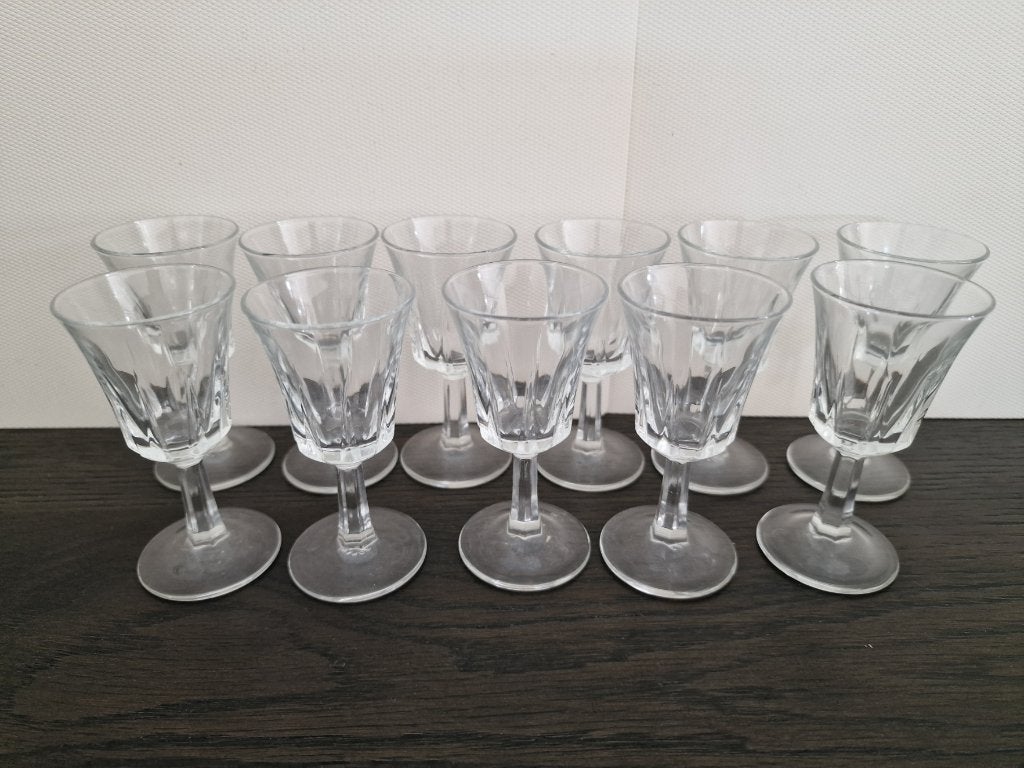 Set van Vintage Glazen, Antiek en Kunst, Ophalen