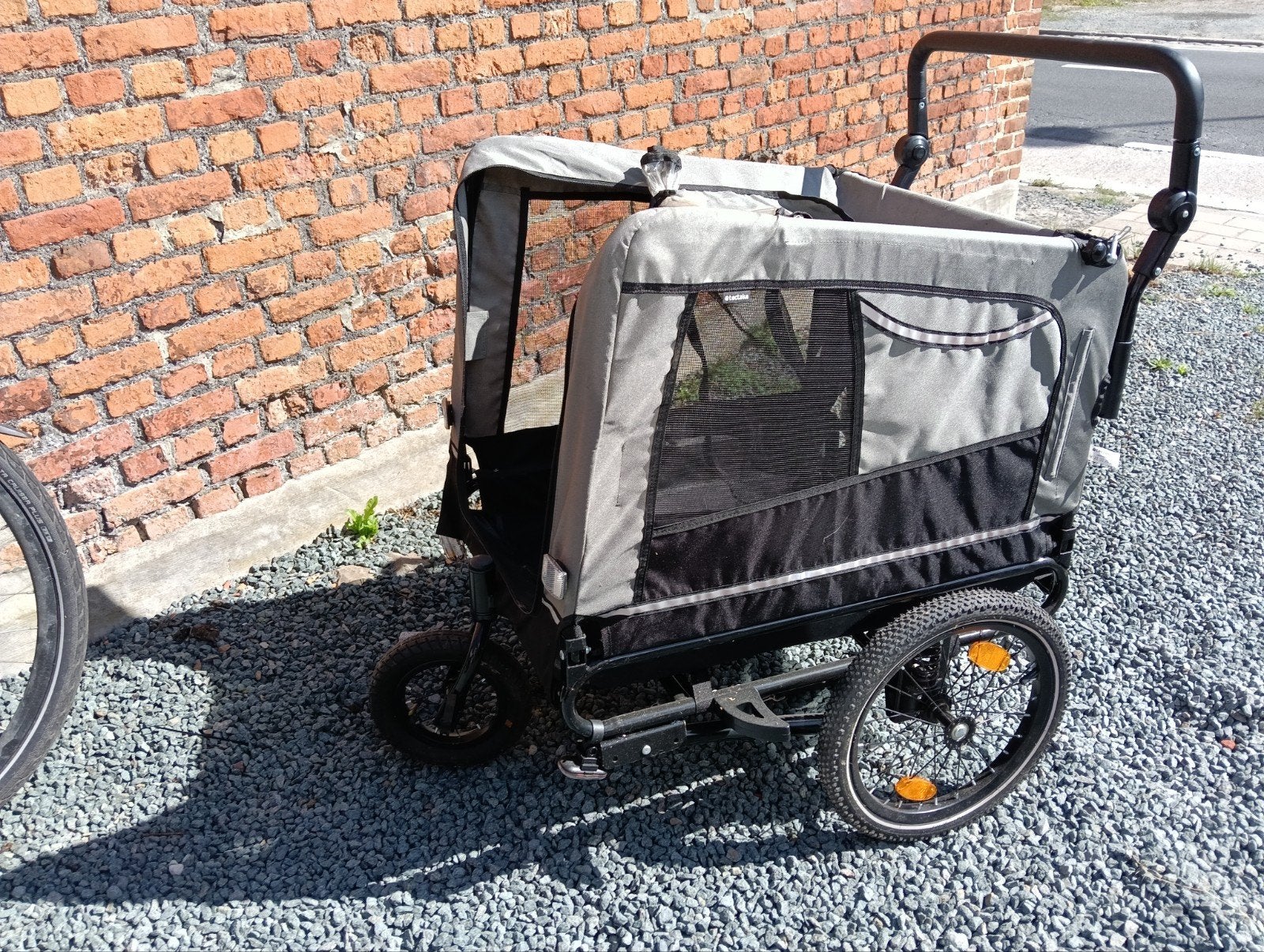 honden fietskar-buggy combi XL, Ophalen, Opvouwbaar, Zo goed als nieuw