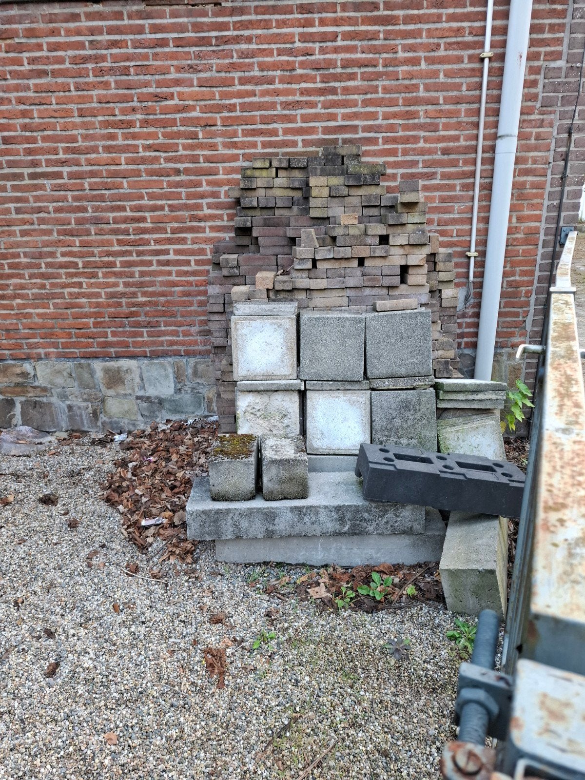 gratis stenen af te halen, Ophalen